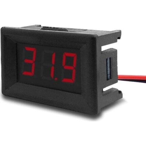 2021 New DC 0-100V 0.36" 3-digital Voltmeter LED Panel Voltage Meter For Car Motorcycle