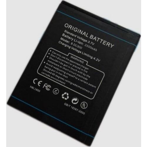 2500mAh Battery For DOOGEE Voyager DG300/B-DG300 Batteries + track code