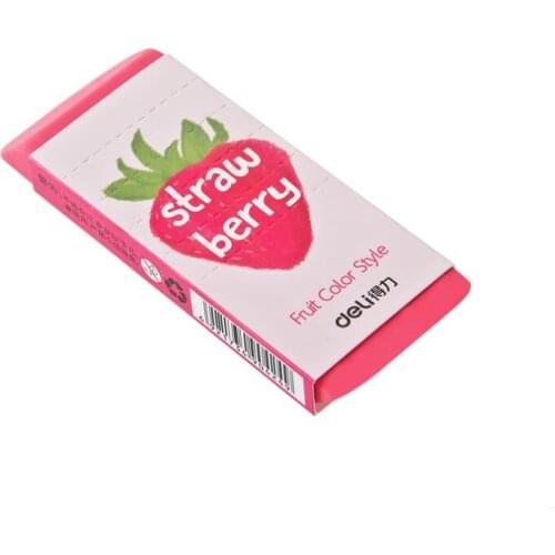 Multi-color Large Pencil Eraser School Supplies Fruit Color Style Correction Rubber