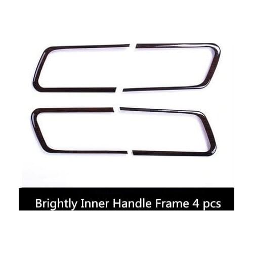 Imitation Wooden Brightly Inner Handle Decorated Protective Frame Sticker For Toyota Prado 2010-2017 Z2EA374