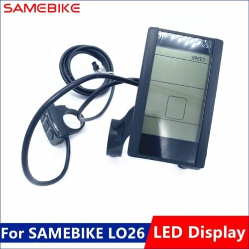 Original Display for SAMEBIKE LO26 500W Motor 21 Speed Electric Bicycle Cycling Foldable E-Bike Display Replacement