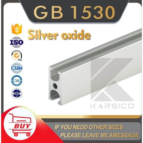 Other 1530 GB U Slot Aluminum Profile Extrusion Length 1000mm CNC Parts China Standard Anodized Linear Rail for DIY 3D Printer