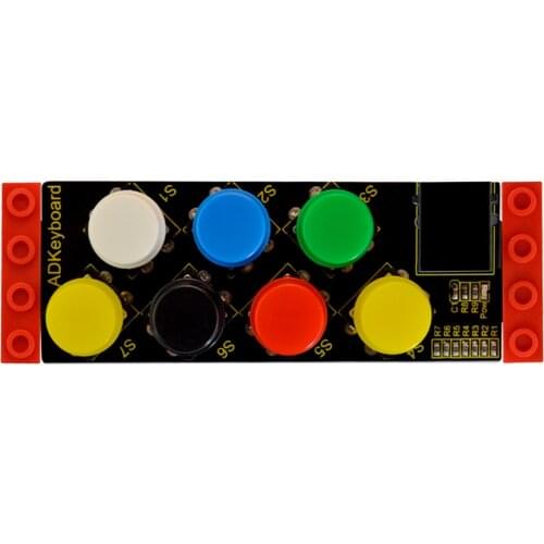 Kidsbits Building Blocks AD Keyboard 7 bit Button Module For Arduino STEM Education