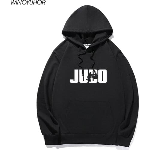 New Fashion Men Sweatshirt Judo Japanese Nippon Martial Art Combat Hoodie Autumn Winter Hip Hop O-Neck Pullovers Harajuku