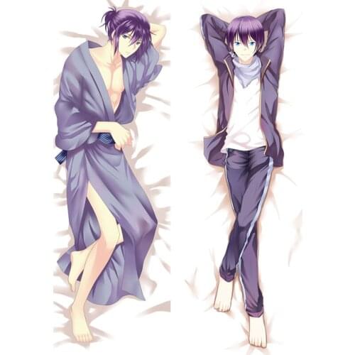 Wholesale Japan Anime Noragami YATO Dakimakura Otaku Throw Cushion Pillow Cover Male Body Cosplay Huggable Bedding Pillowcase