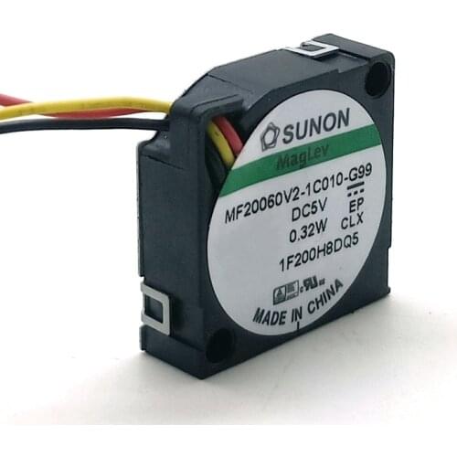 Original MF20060V2-1C010-G99 DC 5V 0.32W 2cm 20x20x6mm Mini DC Blower Fan for Sunon