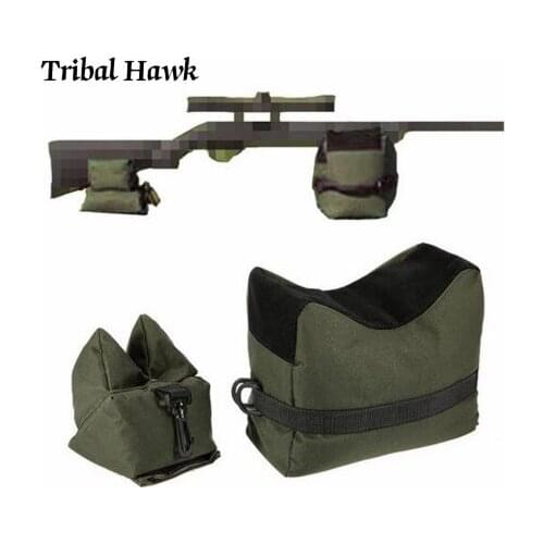 Outdoor Sniper Shooting Bag Gun Front Rear Bag Target Stand Rifle Support Sandbag Bench Unfilled 600D Oxford Hunting Rifle Rest