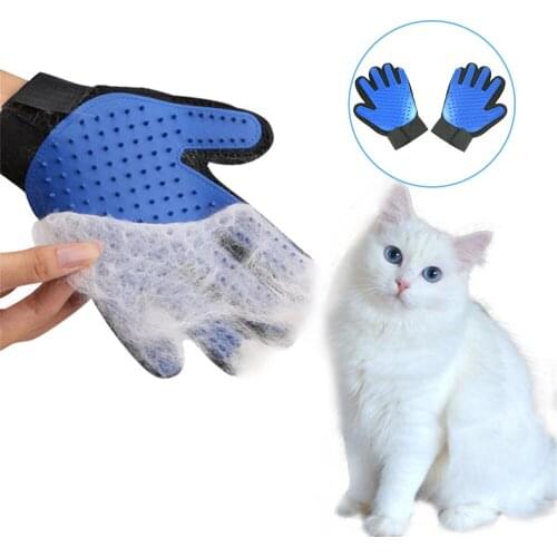 Cat Glove Cat Grooming Brush Glove for Cat Dog Hair Remove Brush Dog Deshedding Cleaning Combs Massage Gloves