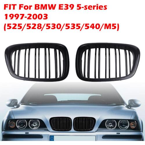 Car Front Bumper Kidney Grille Grill Fit For BMW 5 Series E39 M5 1997 1998 1999 2000 2001 2002 2003 Car Accessories