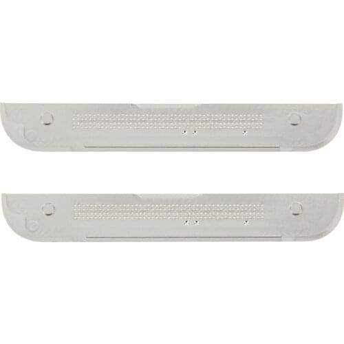 Front Upper Top + Lower Bottom Glass Lens Cover & Adhesive for HTC One / M7