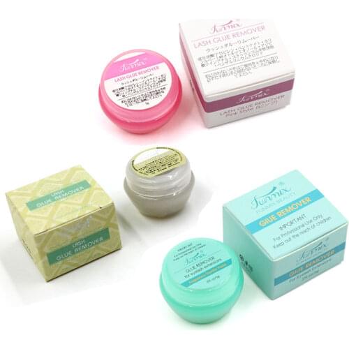 Professional 3 Types Fase Eyelash Glue Remover Eyelash Extensions Makeup Remover Cream Fragrancy Smell 5g Lash Glue Remover