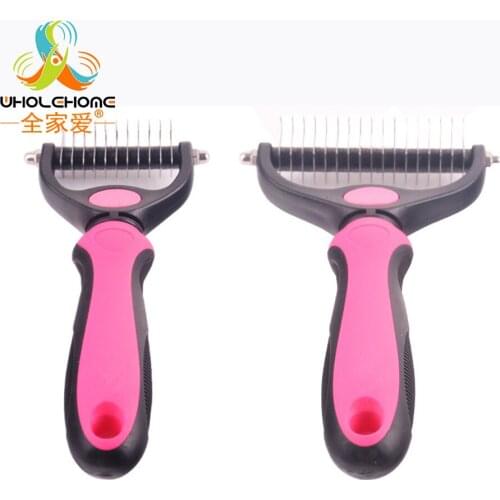 Hair Removal Brush Comb For Pet Grooming Tools Trimming Matted Long Hair For Cat Dog Detangler Brush Shedding Supply Furmins