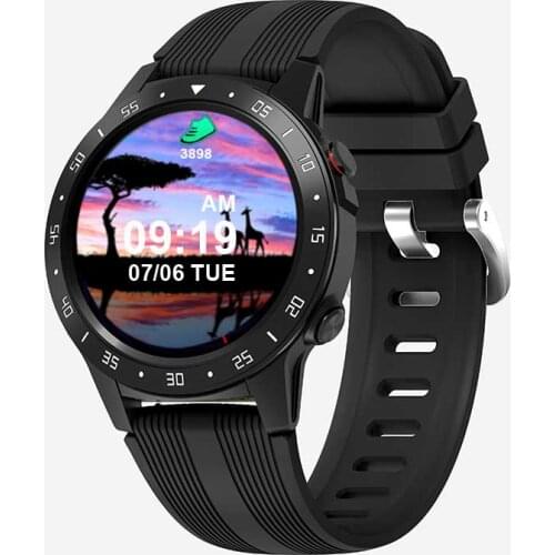 SUNROAD New GPS Smart Sports Watch Fitness Tracker Heart Rate Phone Answer Altimeter Compass Touch Screen Pedometer Sports Band