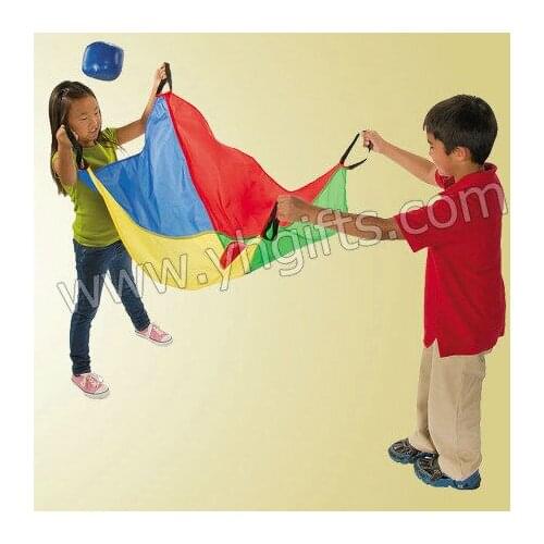 1SET/LOT,Two throwing and catching umbrella,Parachute,Balloon umbrella,Sensory integration training,Outdoor toys,74x101cm