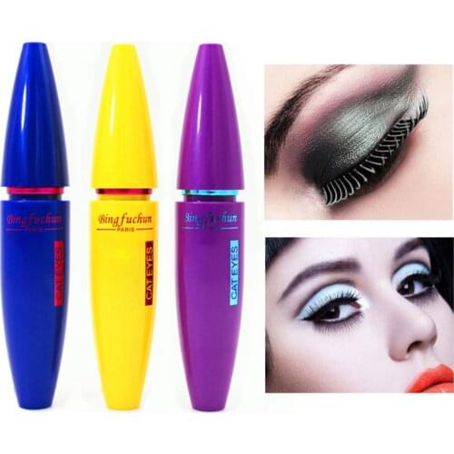 1PC 4D Fiber Mascara Curving Waterproof Long-lasting Lengthening Mascara Long Eyelash Brush Makeup Maquillaje Eye Cosmetic TSKM1