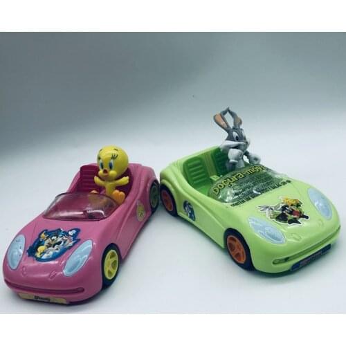 1PCS 8cm Genuine bulk bunny, yellow bird, Xiaocui toy car collection accessories