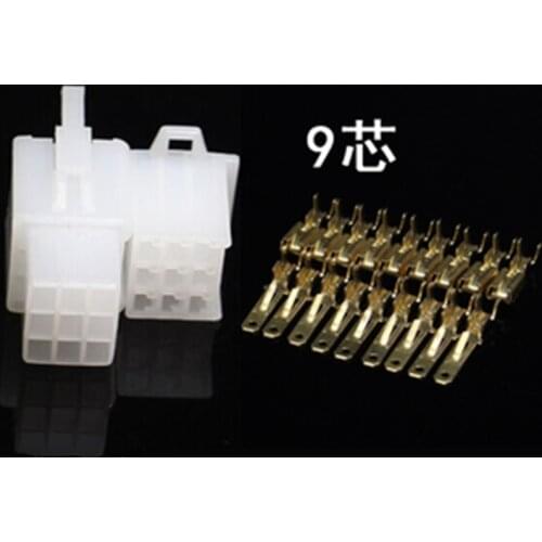 10set/lot 2.8mm 2/3/4/6/9 pin Automotive electrical wire auto/car 2.8 Connector for E-Bike,Automobile,Motorcycle etc