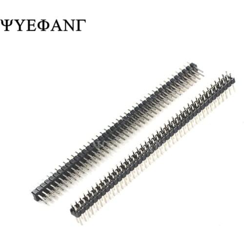 10PCS 2.54mm Double Row Male 2x40P 2*40p PCB Board Pin Header Connector Strip Pin header
