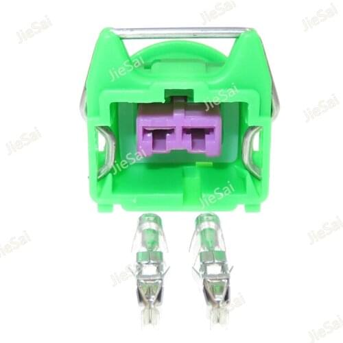 2 Pin Car Horn Plug Cable Harness Female Socket With Terminal 144473-5 3.5 Series Automobile Unsealed Connector