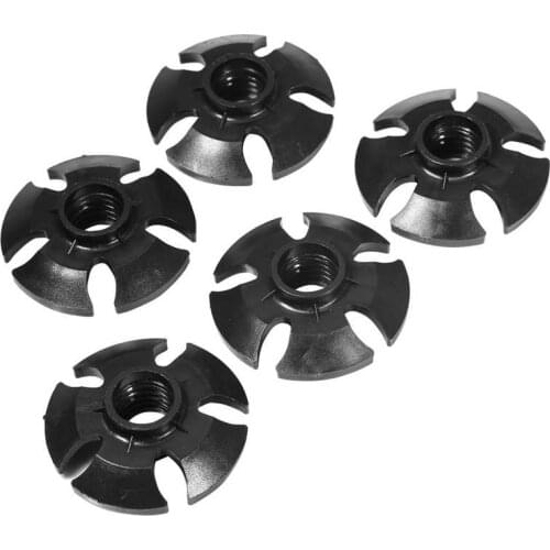 5PCS Hiking Pole Rubber Snow Mud Drag Basket Walking Hiking Stick Cane Accessory