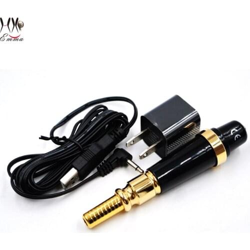 Free shipping 1 case lastest tattoo permanent makeup Gold Rose Machine Kit-red