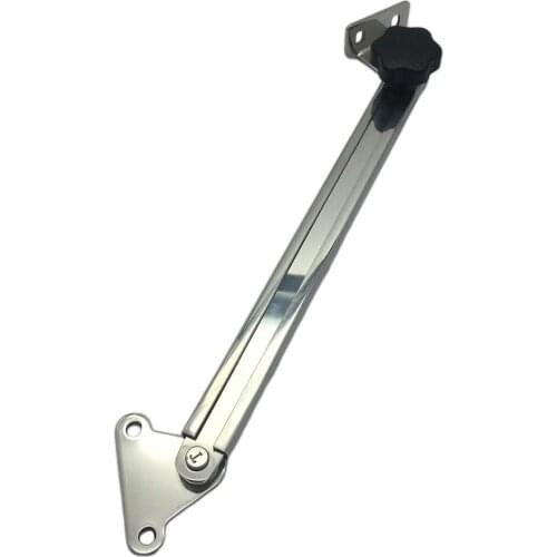 Boat Hatch Lid Stay, Support and Adjuster, 316 SS Stainless Steel, Telescoping Hatch/Window Adjuster and Stay Support
