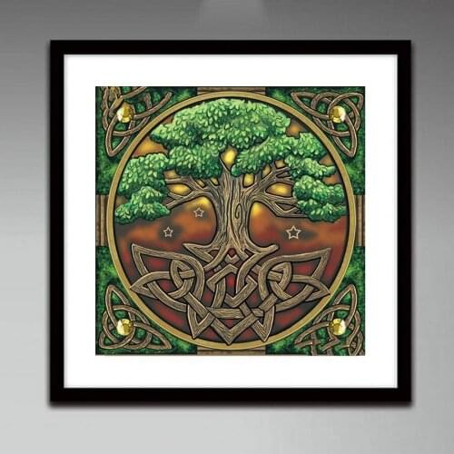 Full Square/Round Drill 5D DIY Diamond Painting "Religious Mandala" 3D Rhinestone Embroidery Cross Stitch 5D Decor Gift