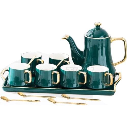 Coffee Cup European style small luxury household ceramic cup simple English afternoon tea cup tea set