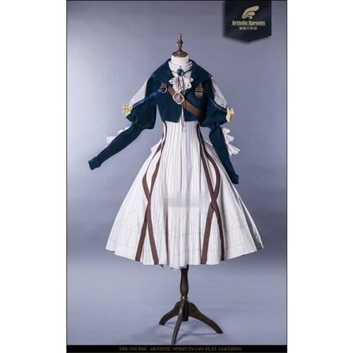 Japanese Anime Violet Evergarden Cosplay Costume Daily Suits Hot Sale Dress