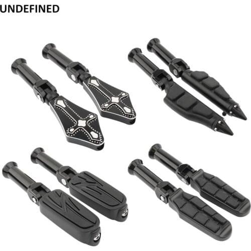 Motorcycle Foot Pegs Rear Softail Footrest Kit for Harley Deluxe FLDE Heritage Classic Fat Boy Breakout 114 Street Bob 2018-2020