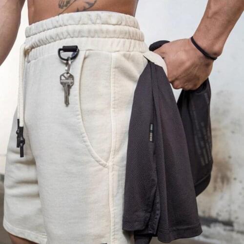 2021 Summer New Muscle Brothers Casual Sports Shorts Trend Fashion Pure Cotton Fitness Pants Outdoor Breathable Five-Point Pants