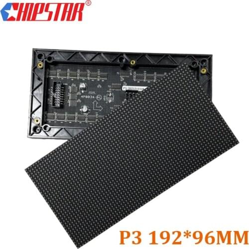 P3 RGB Pixel Panel HD Display 64x32 Dot Matrix HUB75 Led Module Indoor Screen Full Color Video Wall 192x96mm 16Scan Sign Board