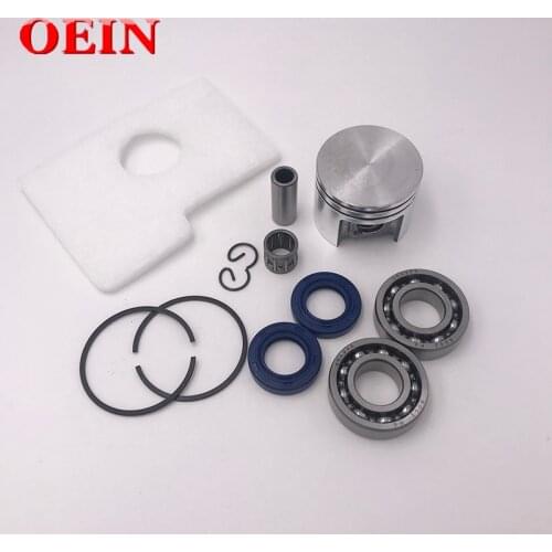 Motor Piston Crankshaft Oil Seal Bearing Air Filter Kit For Stihl MS180 MS 180 018 Chainsaw Spare Parts 38mm