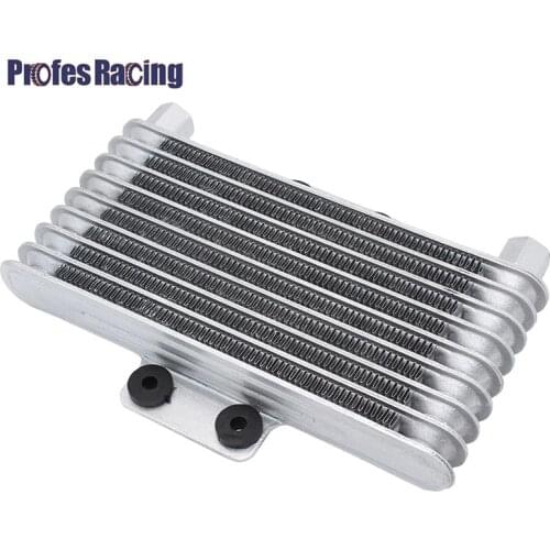 Motorcycle Oil Cooler Oil Engine Radiator Aluminum 125ml Cooling Radiators for 125CC-250CC Motorcycle Dirt Bike ATV