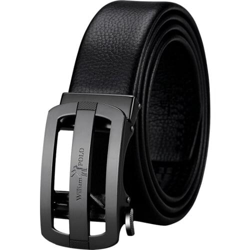 Mens automatic buckle belt leather trend belt mens business fashion
