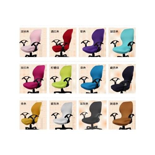 Spandex computer chair cover fit for office chair with armrest Stretch cover chair dining cover for chair decoration