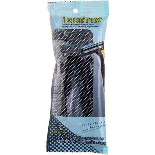 RZR IGUETTA Shaver for Men Two-Layer Machine Portable Mens Tools Shaver For Beard Shavette Suitable For Armpit Hair And Leg Hair