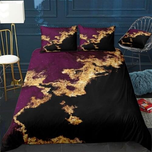 100 Starry Nebula In Space Quilt Cover Pillowcase 3Piece Comforter Bedding Set With Pillow Case Single Double Duvet Cover