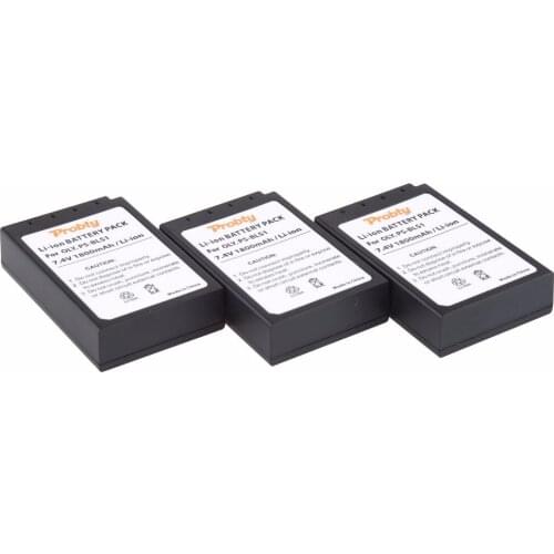 3Pcs PROBTY PS-BLS1 PS BLS1 Rechargeable Battery for Olympus PEN E-PL1 E-PM1 EP3 EPL3 Evolt E-420 E-620 E-450 E-400 E-410 Camera