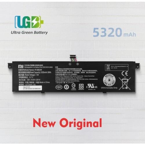 UGB New Original R13B01W R13B02W Laptop Battery For Xiaomi Mi Air 13.3" Series Tablet PC