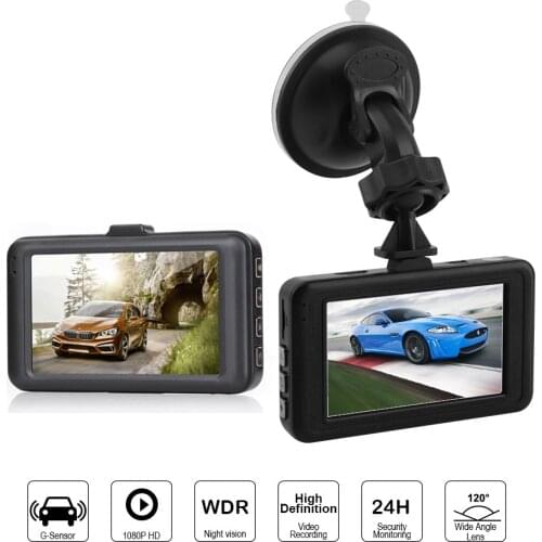 Car DVR 3.0 Full HD 1080P DashCam Vehicle Camera Video Recorder Auto Registrar Car Parking Monitor Motion Detector Car Camcorder