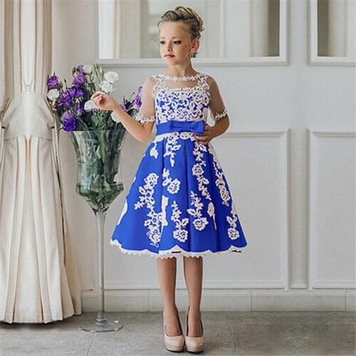 White Elegant Knee Length Flower Girl Dresses for Wedding Feather Pearls Baby Birthday Party Gowns