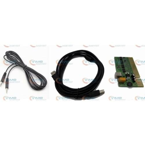 Free Shipping 1 PCS PC to Jamma USB Converter Board for Arcade Games Machine PC2 Jamma Game PCB for Arcade game machine