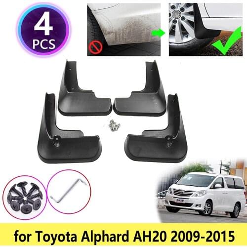 For Toyota Alphard Vellfire 20 AH20 2009 2010 2011 2012 2013 2014 2015 Mudflaps Splash Guards Mud Mudguards Fender Accessories