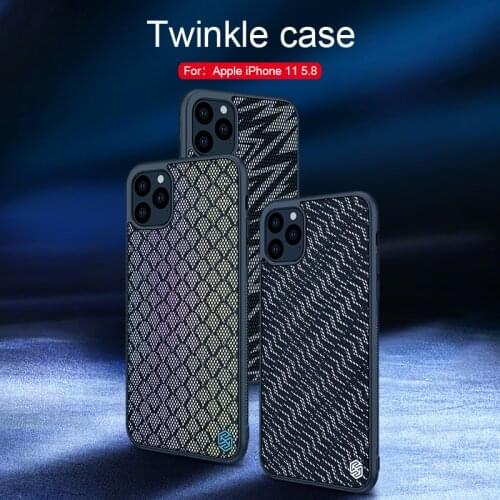 Case For iphone 11 Pro Max NILLKIN Weave Netting Back Cover Case For iphone 11 5.8 6.1 6.5"
