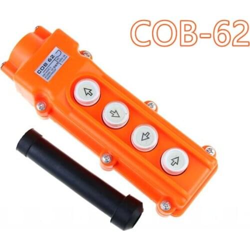 COB-62 4 Ways Rainproof Hoist Push Button Switch for Hoist Crane Control 250V 5A