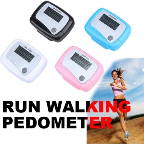 LCD Electronic Digital Pedometer Calories Walking Distance Movement Counter