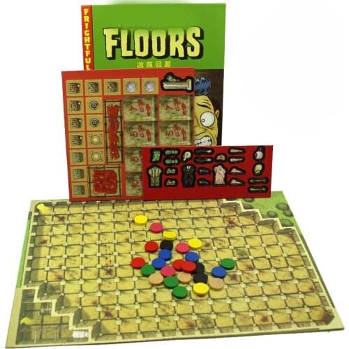 Fearsome Floors Board Game Cards Games With English Instructions