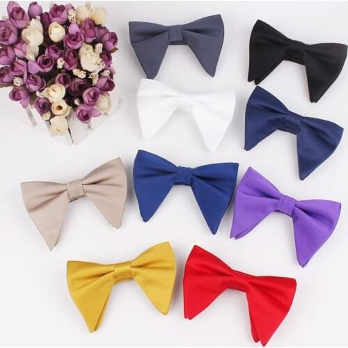 Classic Sharp Bowtie Fashion Casual Bow tie For Women Uniform Collar Butterf Bowknot Adult Bow Ties Cravats Girls Solid Bowties