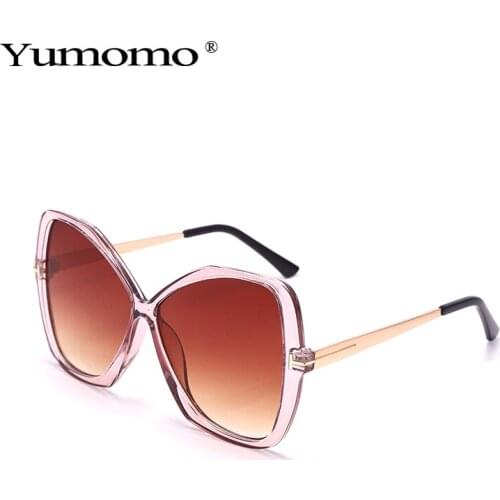 Fashion Oversized Sunglasses Women Retro Sexy Cat Eye Sun Glasses Butterfly Ladies Big Frame Eyewear UV400 Outdoor Travel Oculos